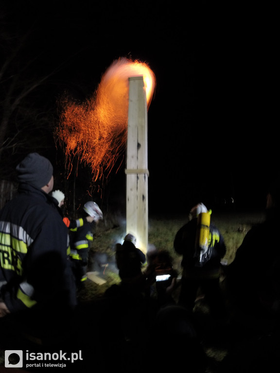 Działania ratowniczo gaśnicze w miejscowości Prusiek [FOTO]
