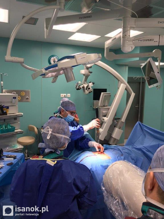 Operacja stenozy kręgosłupa lędźwiowego nowoczesną metodą w Szpitalu Specjalistycznym w Sanoku