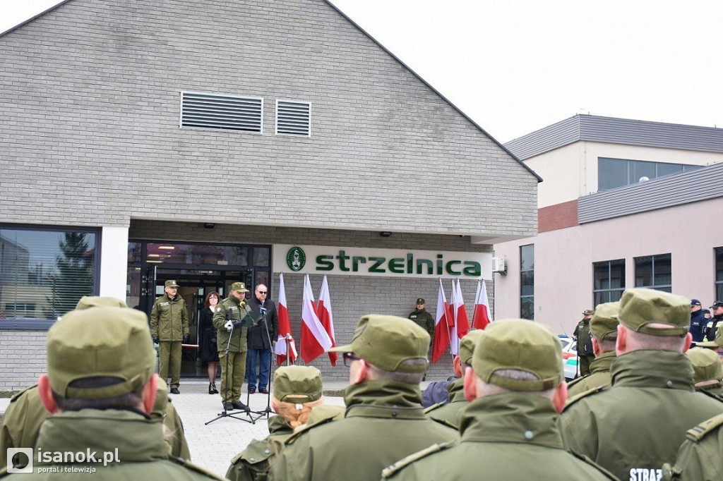 Otwarcie strzelnicy pistoletowej w Bieszczadzkim Oddziale Straży Granicznej