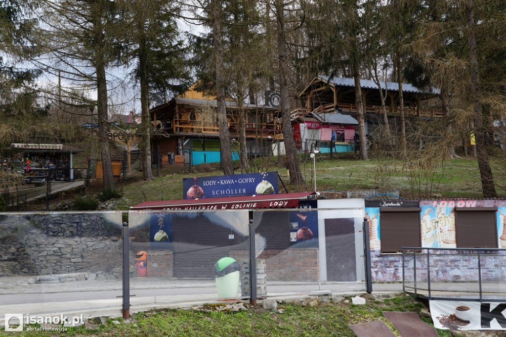Pusta Solina w kwietniowy dzień