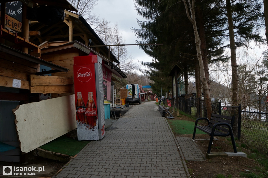 Pusta Solina w kwietniowy dzień