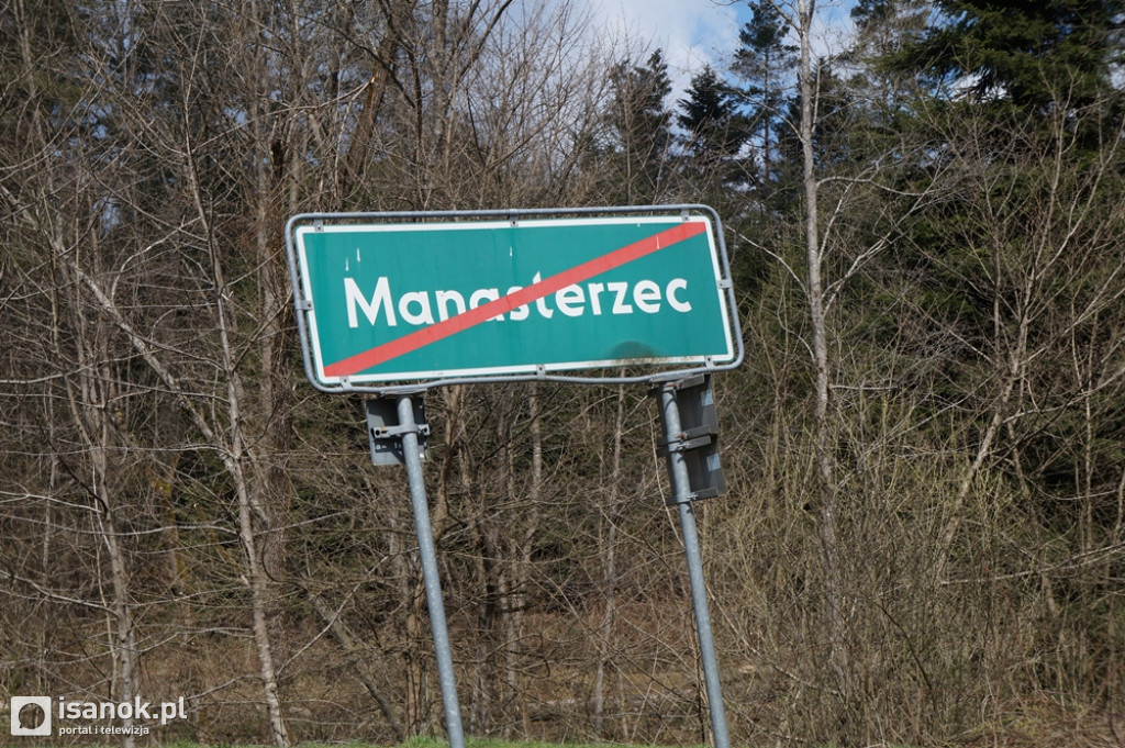 Stan drogi w Załużu 24.04.2021