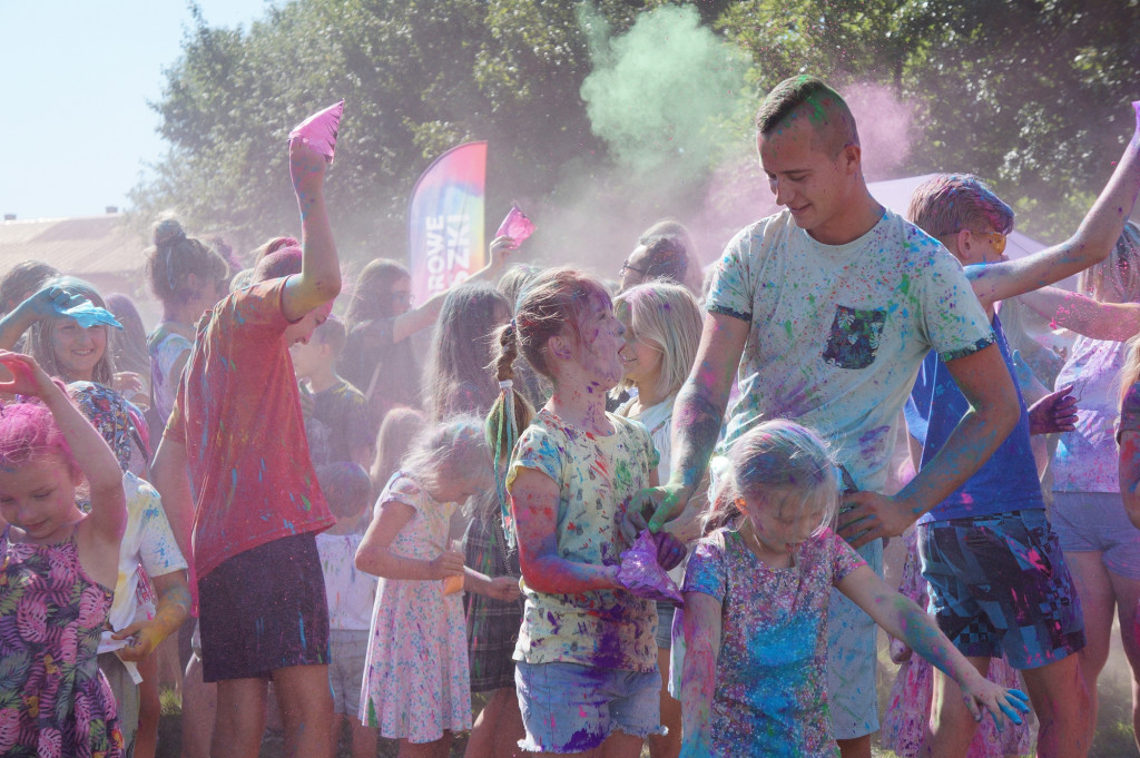 Święto Kolorów na Sanockich Błoniach