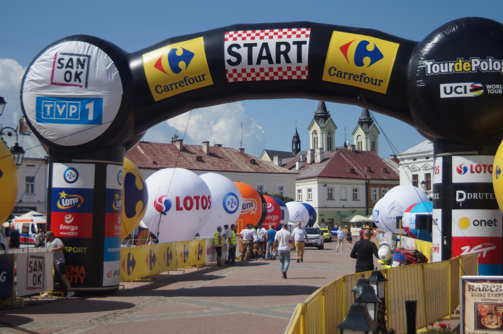 Tour de Pologne na sanockim Rynku