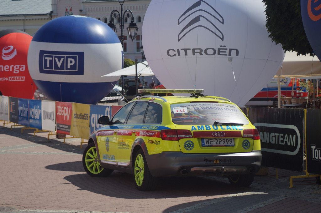 Tour de Pologne na sanockim Rynku