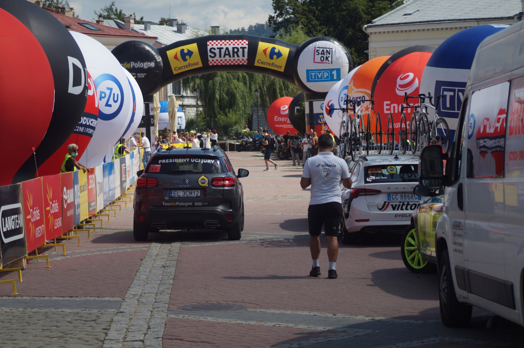 Tour de Pologne na sanockim Rynku