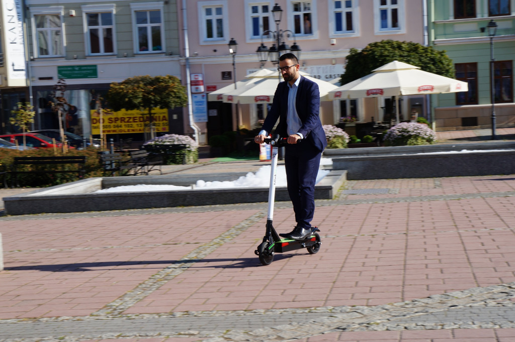 Elektryczną hulajnogą po Sanoku