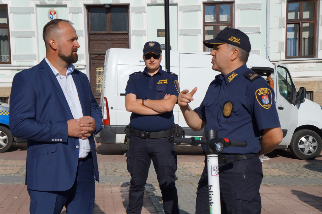 Elektryczną hulajnogą po Sanoku