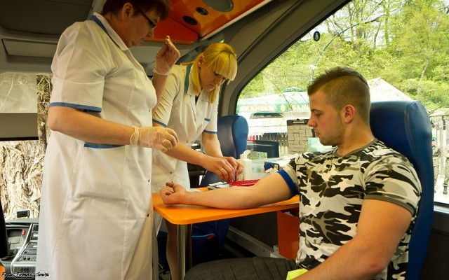 Motocykliści zachęcali do dzielenia się szpikiem