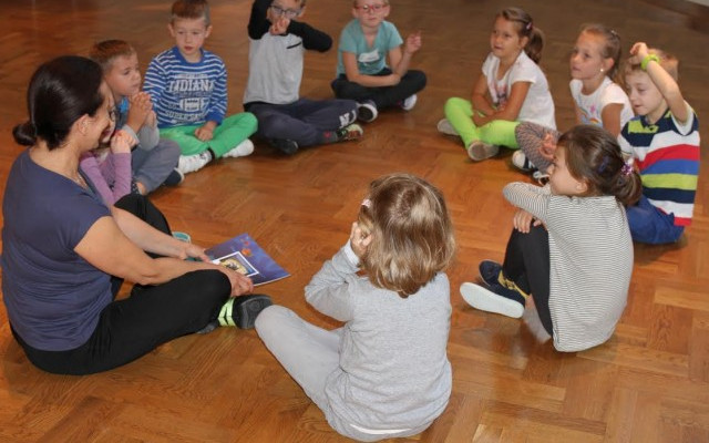 Mali uczestnicy obozu humanistyczno-artystycznego