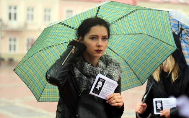 "Czarny protest" w Sanoku: "Walczymy o godność kobiet"
