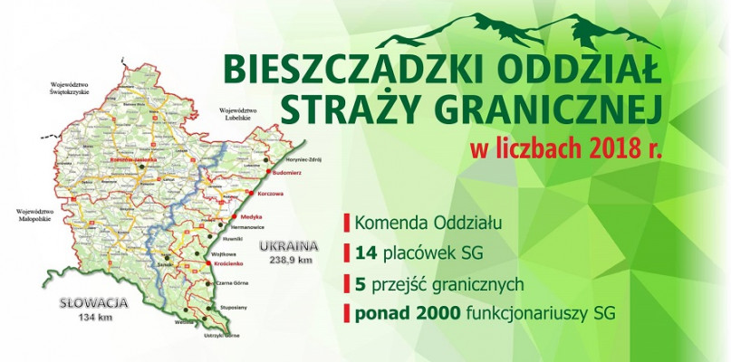 Ubiegłoroczne działania podkarpackich pograniczników w liczbach 