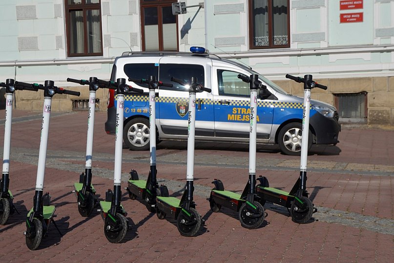 Elektryczną hulajnogą po Sanoku