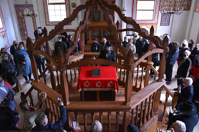 Synagoga z Połańca w sanockim skansenie