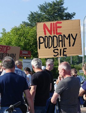Kolejny protest w sprawie obwodnicy Leska -29687