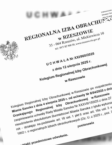 RIO: Uchwała Rady Miasta Sanoka zgodna z prawem-38556