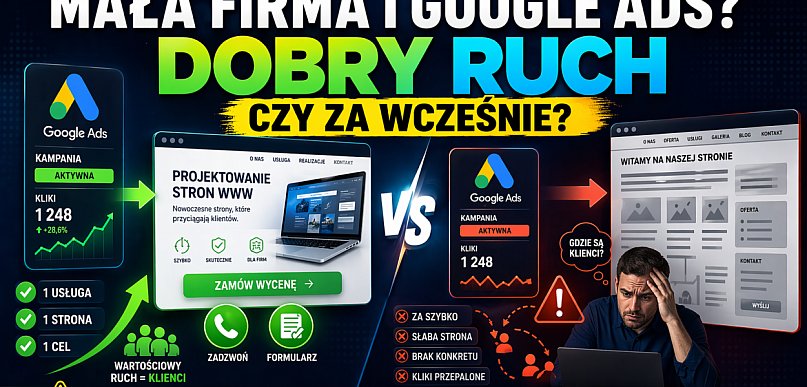 Mała firma i Google Ads - dobry ruch czy zbyt szybki start?