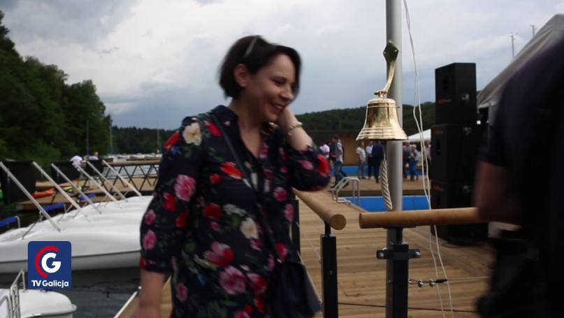 TV Galicja - Otwarcie przystani przy Ekomarinie w 